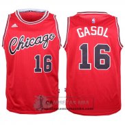 Camiseta Retro Bulls Gasol Rojo