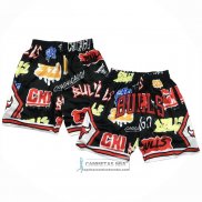 Pantalone Chicago Bulls Slap Sticker Just Don Negro