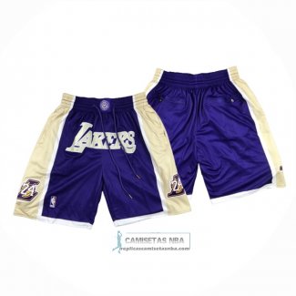 Pantalone Los Angeles Lakers Hall of Fame Just Don Violeta