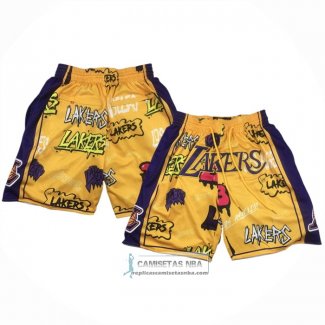 Pantalone Los Angeles Lakers Slap Sticker Just Don Amarillo