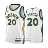 Camiseta Boston Celtics JD Davison NO 20 Ciudad 2023-24 Blanco