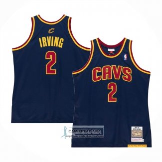 Camiseta Cleveland Cavaliers Kyrie Irving NO 2 Mitchell & Ness 2011-12 Azul