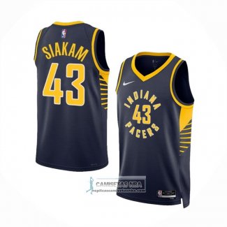 Camiseta Indiana Pacers Pascal Siakam NO 43 Icon Azul