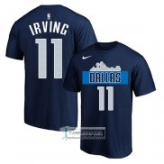 Camiseta Manga Corta Dallas Mavericks Kyrie Irving Statement Azul