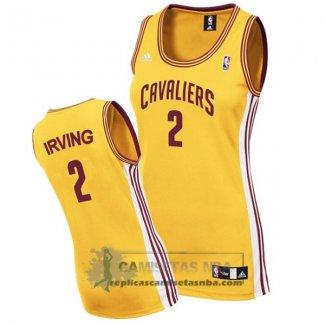 Camiseta Mujer Cavaliers Irving Amarillo