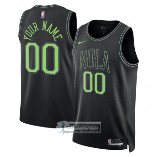 Camiseta New Orleans Pelicans Personalizada Ciudad 2023-24 Negro