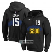 Sudaderas con Capucha Denver Nuggets Nikola Jokic Ciudad 2023-24 Negro