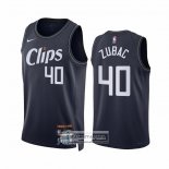 Camiseta Los Angeles Clippers Ivica Zubac NO 40 Ciudad 2023-24 Azul