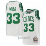 Camiseta Nino Boston Celtics Larry Bird NO 33 Mitchell & Ness 1985-86 Blanco