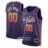 Camiseta Phoenix Suns Personalizada Ciudad 2023-24 Violeta