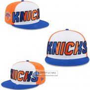 Gorra New York Knicks 9FIFTY Snapback Blanco Azul Naranja