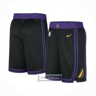 Pantalone Los Angeles Lakers Ciudad 2023-24 Negro