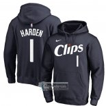 Sudaderas con Capucha Los Angeles Clippers James Harden Ciudad 2023-24 Azul