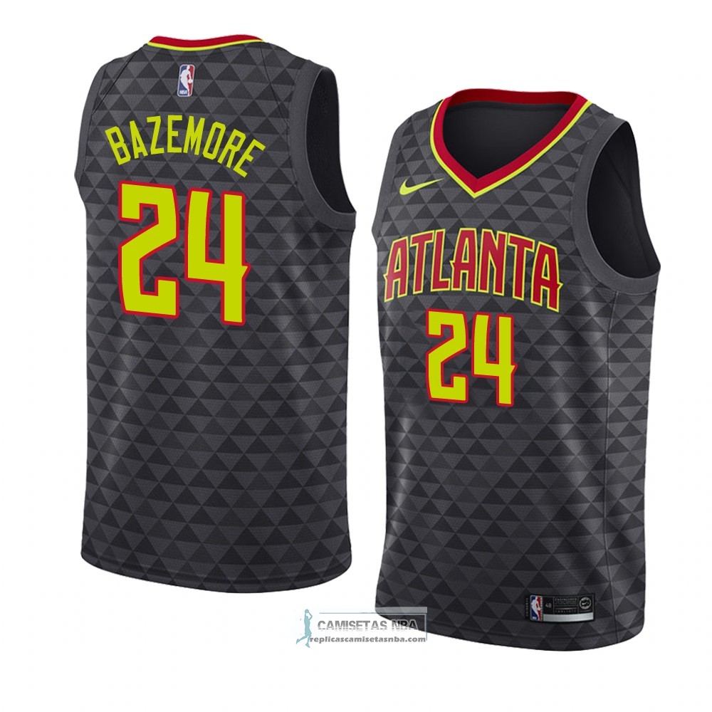 Camisetas NBA Atlanta Hawks Kent Bazemore Icon 2018-19 Negro replicas ...