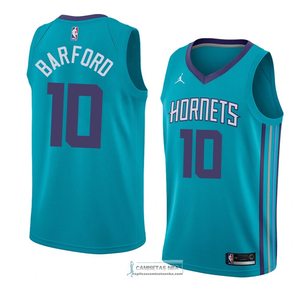 Camisetas NBA Charlotte Hornets Jaylen Barford Icon 2018 Verde replicas ...