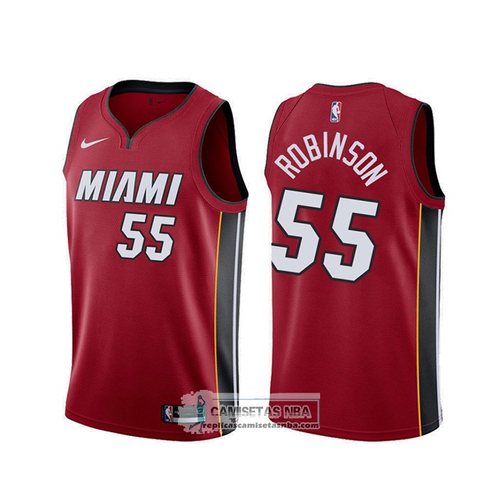 Camisetas NBA Miami Heat Duncan Robinson Statement Rojo replicas tienda ...