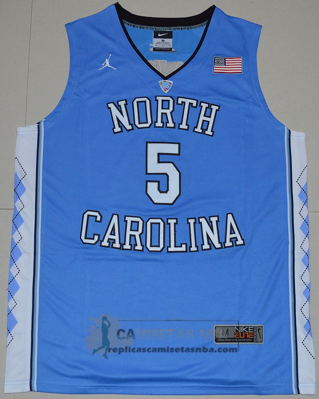 Camisetas NBA NCAA North Carolina Paige Azul replicas tienda online