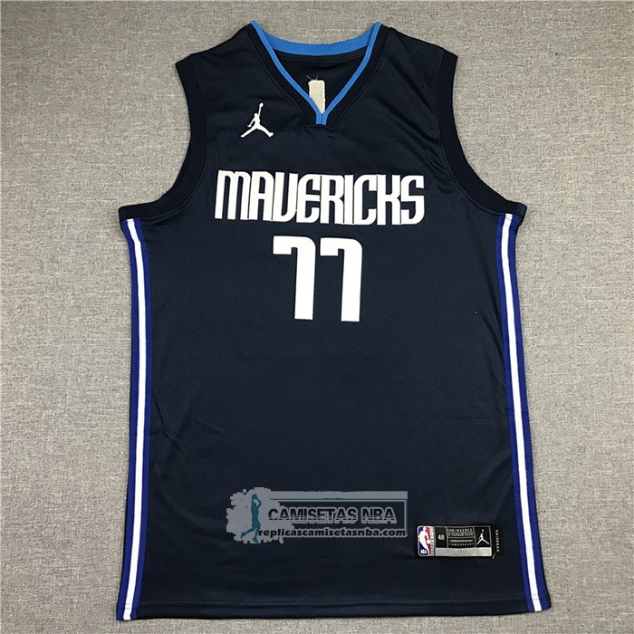 Camisetas NBA Doncic Mavericks Luka Doncic Statement 2020 Azul replicas ...