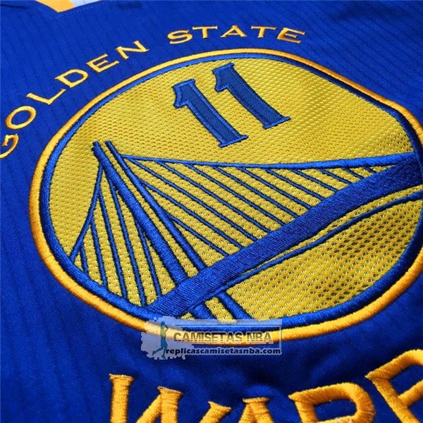 Camisetas NBA Autentico Warriors Thompson Azul replicas tienda online