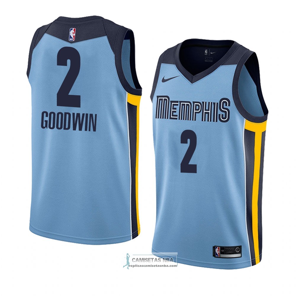 Camisetas NBA Memphis Grizzlies Brandon Goodwin Statement 2018 Azul ...