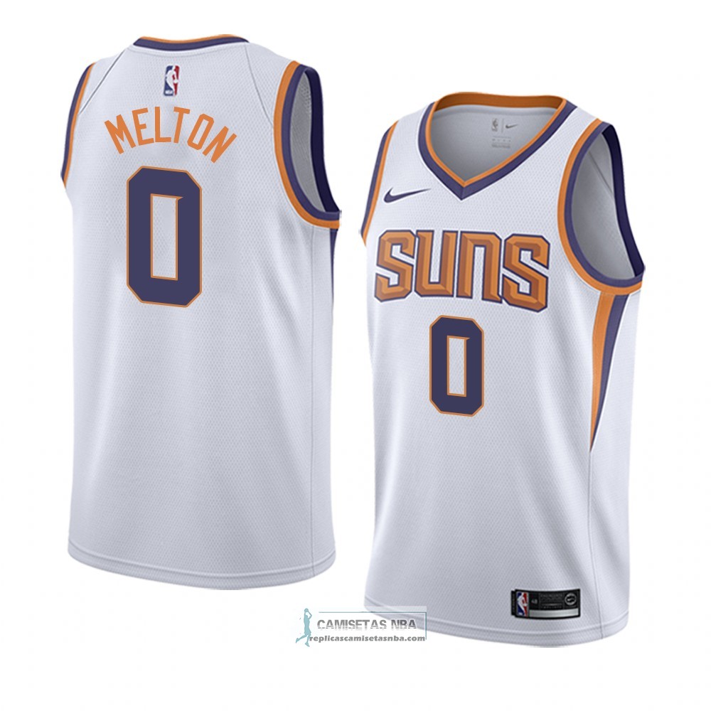 Camisetas NBA Phoenix Suns De'anthony Melton Association 2018 Blanco2 ...